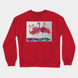 Pink Flamingos Crewneck Sweatshirt